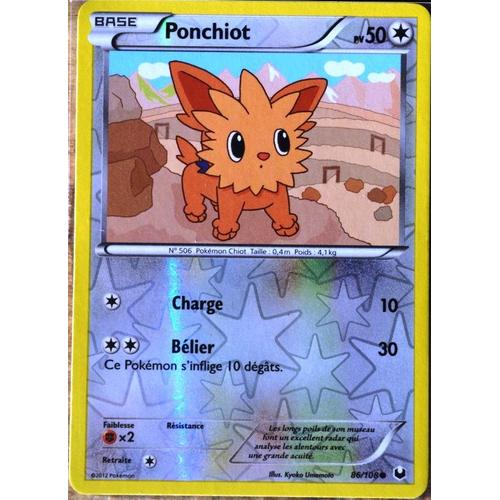 Carte Pokémon 86/108 Ponchiot Série Explorateurs Obscurs Neuf Fr