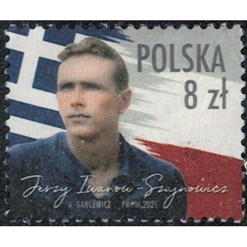 Pologne 2021 Used Jerzy Iwanow-Szajnowicz Athlète Polono-Grec Résistant Y&t Pl 4842 Su