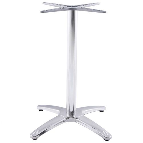 Pied De Table 'chiko' 75 En Métal Chromé Pour Intérieur Et Extérieur