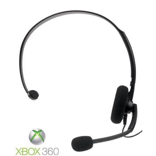 Microsoft Xbox 360 Headset - Micro-casque - sur-oreille - filaire - noir - pour Xbox 360, Xbox 360 S