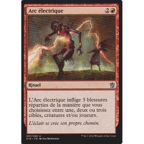 Foil Arc Électrique - Magic Mtg - Khans De Tarkir 