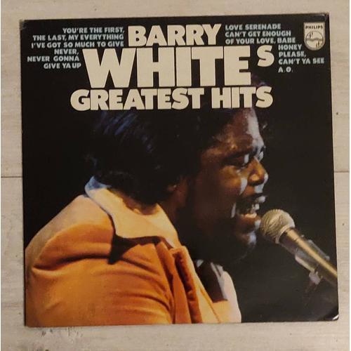 Barry White " Barry White 's Greatest Hits " Vinyl 33 Trs. Netherlands 1975, Soul - Funk.