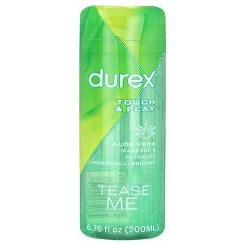 Durex Touch & Play, Lubrifiant Personnel, Aloe Vera, 200 Ml