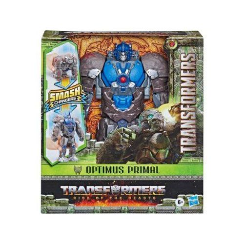 Coffret Transformers Rise Of Beasts : Optimus Primal 22.5 Cm - Set Robot Transformable En Gorille Et 1 Carte Offerte - Nouveaute