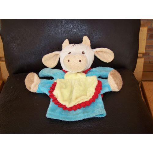 Doudou Vache Nounours Marionnette Tablier