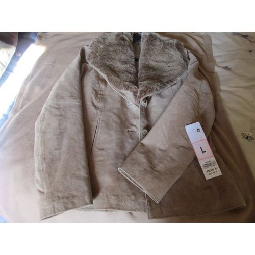 Veste En Croute De Cuir