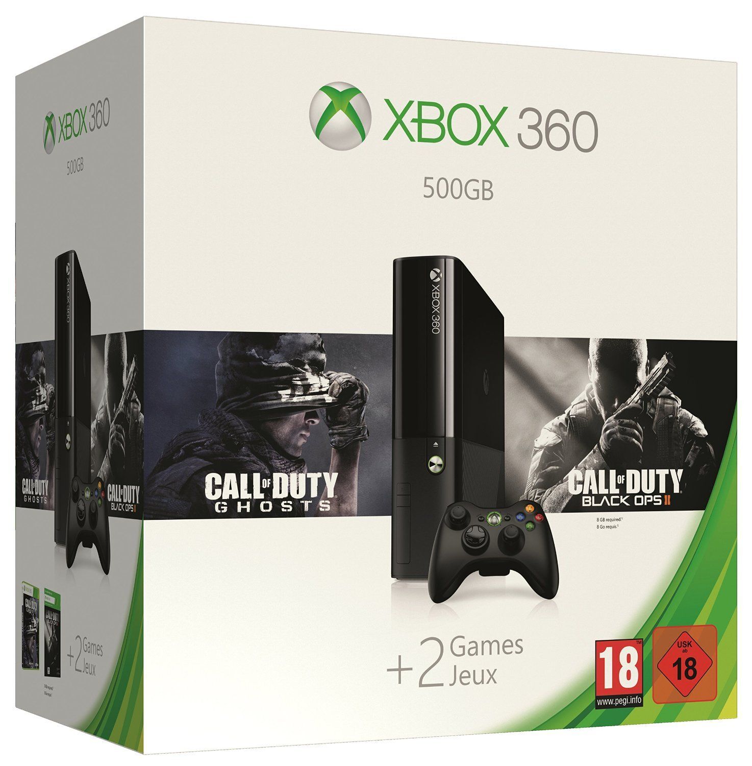 Pack Console Xbox 360 500 Go + COD Ghosts + Black Ops 2_image_4|Rakuten