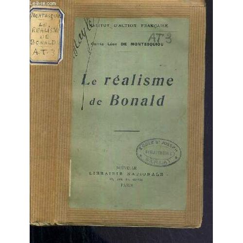 Le Realisme De Bonald - Institut D'action Francaise.