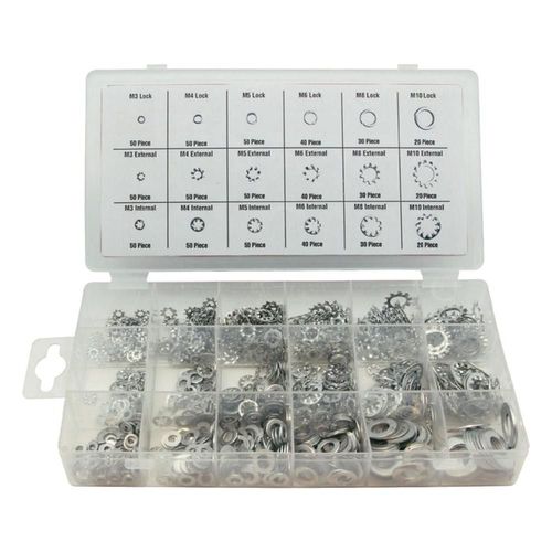 Jeu de rondelles 720 pcs Perel HAS03