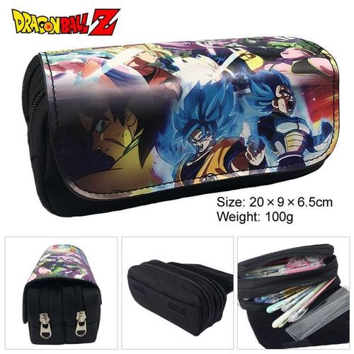 Anime Dragon Ball Graffiti Trousse À Crayons Boîte À Stylos Pour Enfants Papeterie Black02