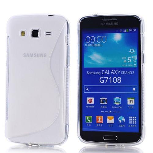 Coque Tpu Type S Pour Samsung G7102 Grand 2 - Transparent