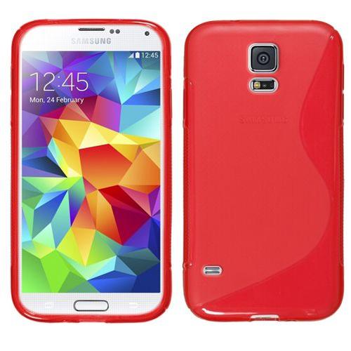 Coque Tpu Type S Pour Samsung G800 S5 Mini - Rouge