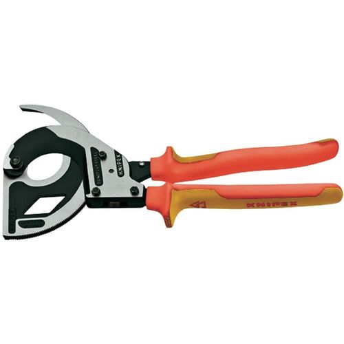 Coupe-câbles (principe cliquet, 3 réglages) Knipex 95 36 320