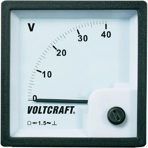 Compteur encastrable analogique bobine Volcraft AM-72x72/40V