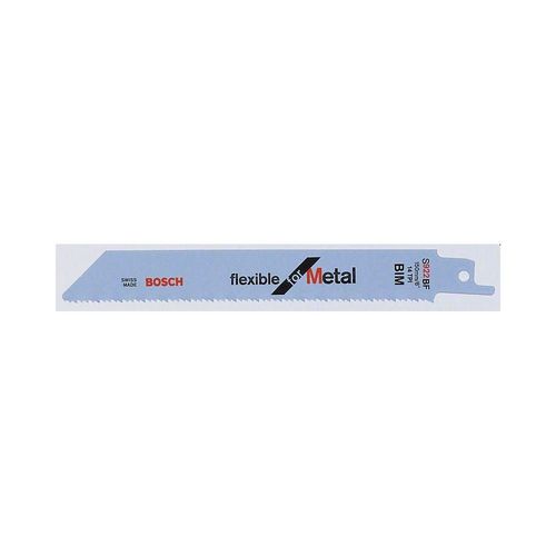 Lame de scie-sabre S 922 BF, Flexible for Metal, lot de 25 Bosch 2608657550