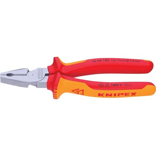Pince universelle à forte démultiplication 180mm Knipex 02 06 180