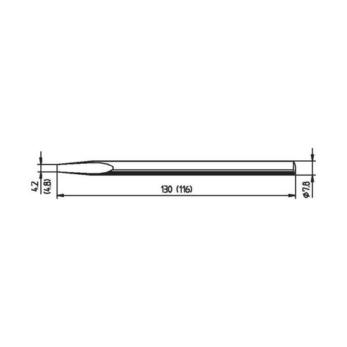 Panne de rechange burin droite Ersa 082KD