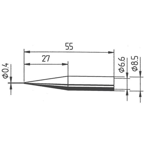 Panne de fer à souder longue durée ERSADUR type 842 Ersa 842 US LF