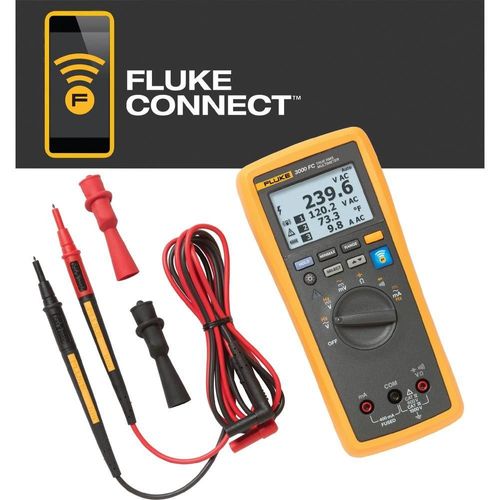 Multimètre sans fil LCD CAT III 1000 V, CAT IV 600 V Fluke FLK-3000 FC Fluke Connect¿