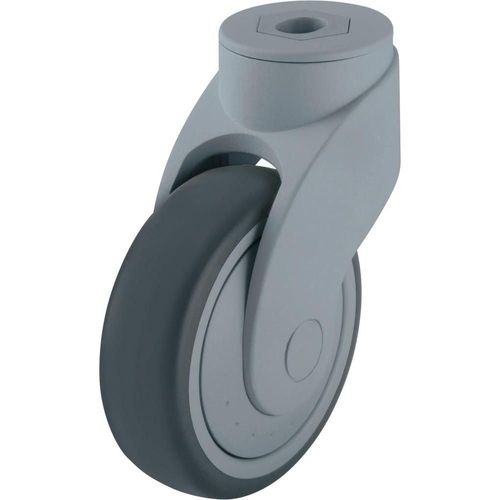 Roulette design en plastique WAVE 125 mm