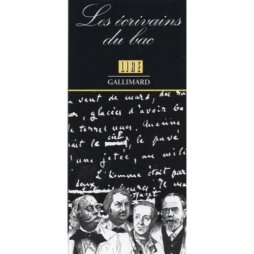 Marque Page - Les Ecrivains Du Bac - Gallimard