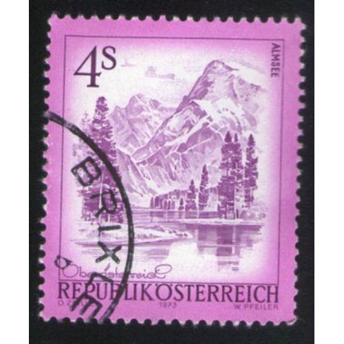 Autriche 1973 Oblitéré Rond Used Stamp Almsee Lac À Grünau Im Almtal