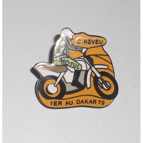 Pin's Rallye Dakar / 1er Du Dakar 79 - Cyril Neveu (Signé Pin's Privilège)