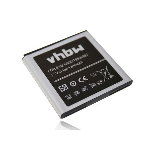 Vhbw Batterie Compatible Avec Samsung Galaxy Omnia Pro 4, S 4g Sgh-T959d Smartphone (1200mah, 3,7v, Li-Ion)