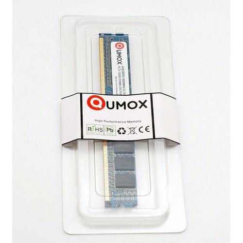 QUMOX  4Go 4GB DDR3 1600MHz PC3-12800 DDR3 1600 (240 PIN) DIMM Mémoire pour ordinateur de bureau