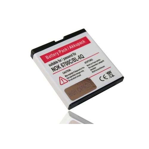 Batterie Li-Ion Pour Nokia 6700 Classic, Remplace Le Modèle Bl-6q