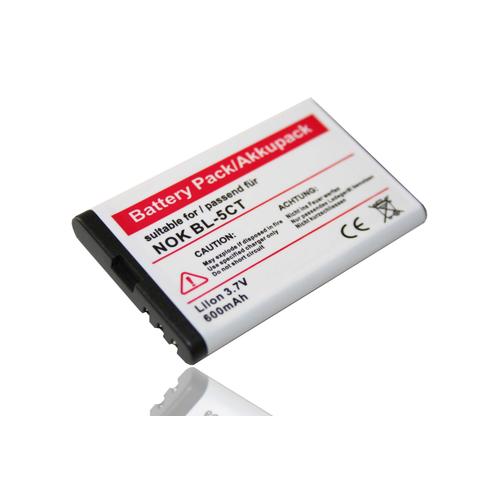 Batterie Pour Nokia 5220 Xpressmusic, 2323 Classic, 2700 Classic, 6303 Classic, Remplace Les Batteries Bl-5ct