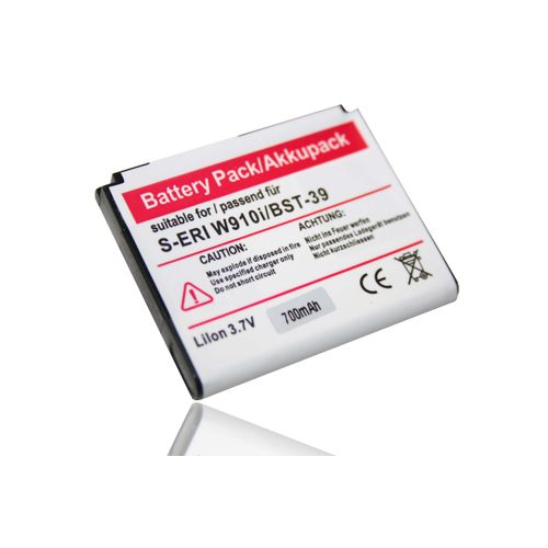 Batterie Li-Ion Pour Sony Ericsson Zylo, W20i, T707 Remplace Bst-39