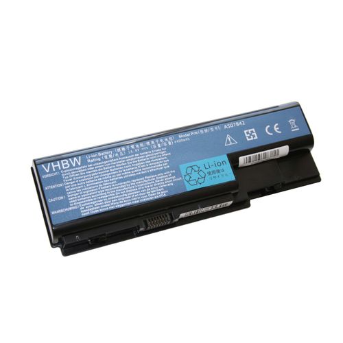 Batterie Li-Ion 4400mAh 14.8V noire pour ordinateur portable ACER Aspire, remplace les modèles AS07B32, AS07B72, AS07B42