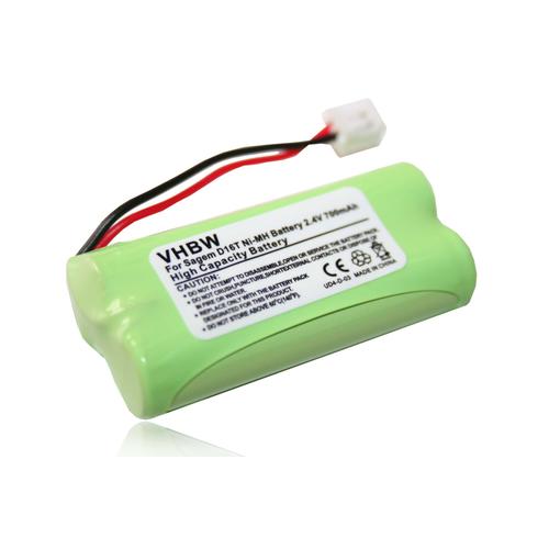 Batterie Ni-Mh 700mah 2.4v Pour Sagem D16t, D16t Duo, D16t Duo 2, D18t, D21t Remplace Le Modèle 2sn-Aaa55h-S-Jp1