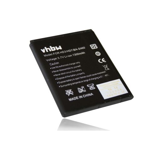 Batterie Li-Ion 1300mah Pour Htc Explorer, Hd3, Hd7, Hd7s, Marvel, Pd29110 Etc., Remplace 35h00143-01m, 35h00154-01m, Ba S460, Ba S540, Bd29100