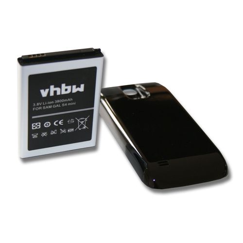 Vhbw Batterie ?Tendue 3800mah Pour Smartphone Samsung Galaxy S4 Mini, S4 Mini Lte, Gt-I9190, Gt-I9195 Remplace B500, B500be, B500bu.