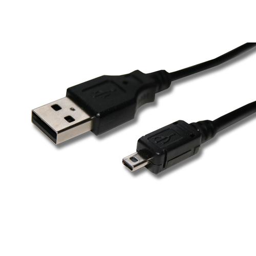 vhbw câble de données USB (type A sur lecteur MP3) câble de chargement 100cm convient pour Cowon iAudio i9, T2, U5 lecteur MP3 noir