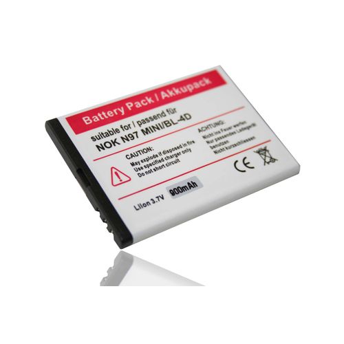 Batterie Li-Ion Pour Nokia N97 Mini, Remplace Les Batteries Nokia Bl-4d