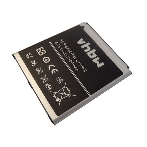 Batterie 2100ah (3.7v) Pour Téléphone Portable Samsung Galaxy Grand 2 Duos Remplace Eb665468lu, Eb-B220ac.