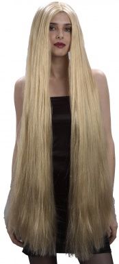 Perruque Longue Blonde Femme,