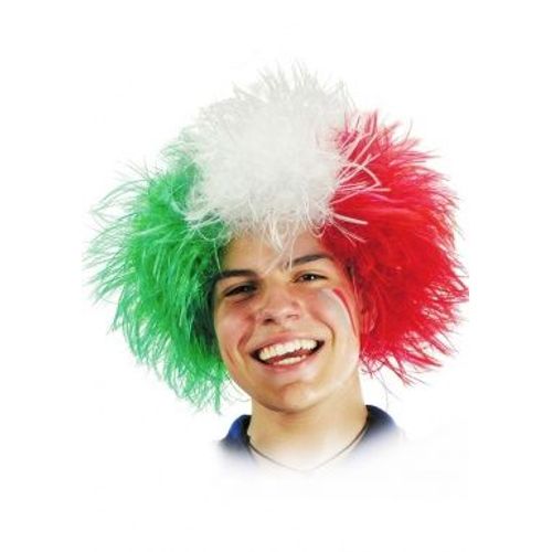 Perruque Supporter Italie Adulte,