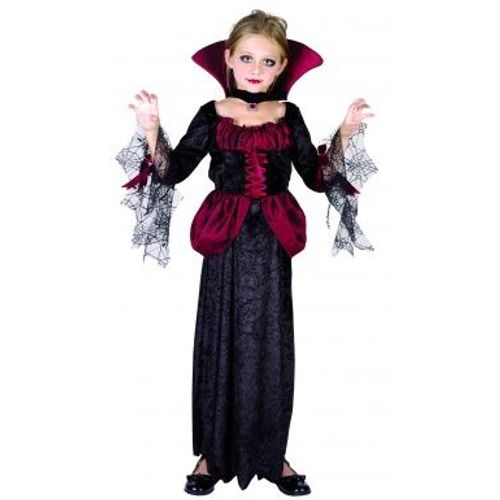 Déguisement Vampire Fille, Taille 7 - 9 Ans (M)