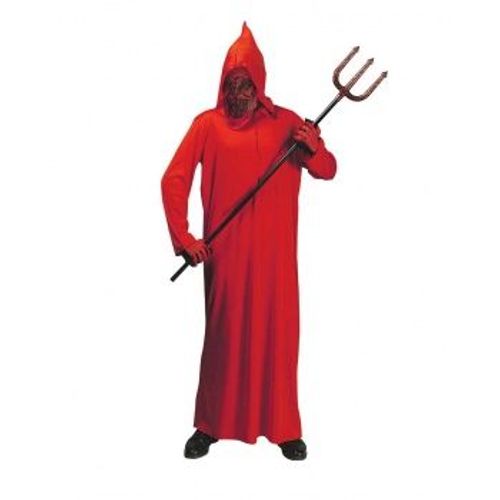Déguisement Démon Rouge Garçon Halloween, Taille 8 À 10 Ans