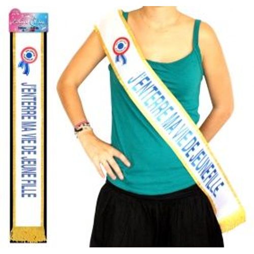 Echarpe Bleue J'enterre Ma Vie De Jeune Fille,