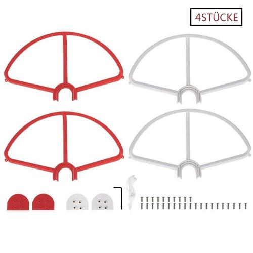 Pack De 4 Protections D'hélice Pour Dji Phantom 3 Standard, Advanced Et Professional Goodnice