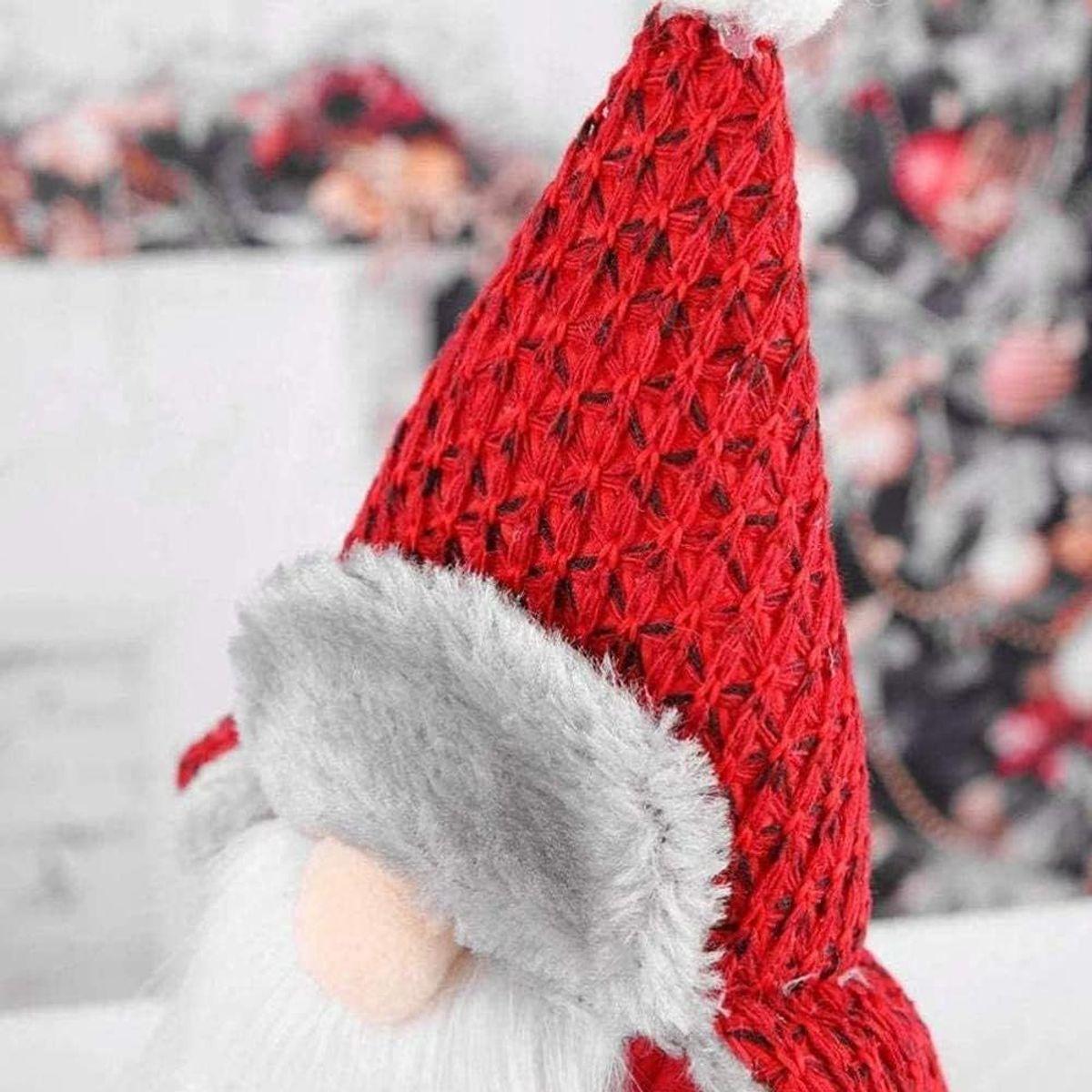 Lutin De Nol, Ornements De Poupe Avec Chapeau Sudois Roug... - 5