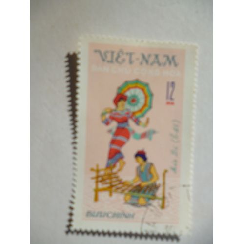 Timbre "Vietnam :Danse Et Musique Traditionnelle".