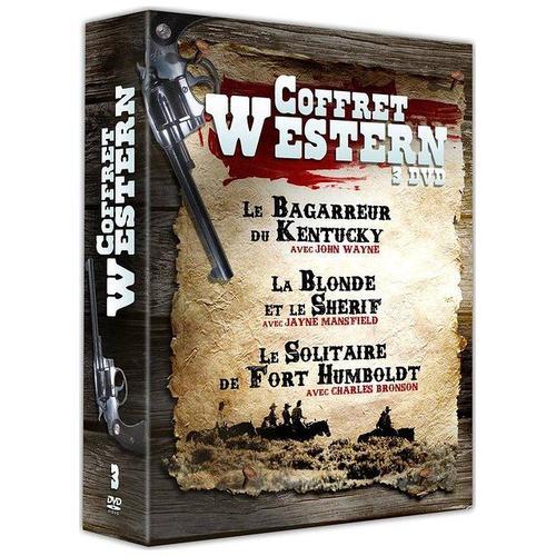 Coffret Western 3 Films : Le Bagarreur Du Kentucky + La Blonde Et Le Shérif + Le Solitaire De Fort Humboldt - Pack