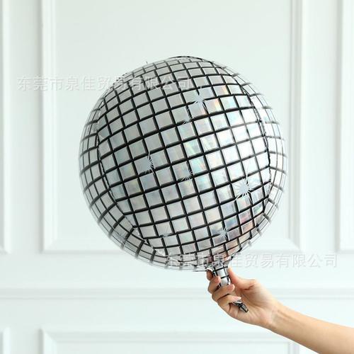 Pack De 6 Ballons Aluminium Miroir Disco, Rétro Années 70 80 Goodnice