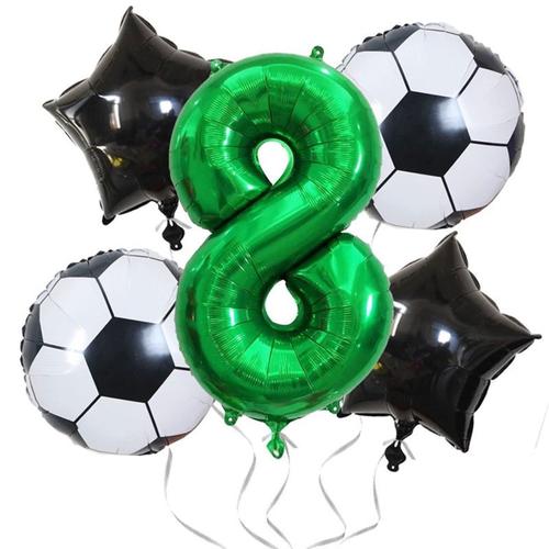 Ballons géants numérotés pour anniversaires, football goodnice